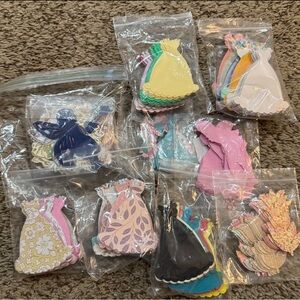 Large Ephemera Grab Bag Tulips Gowns Fairies Dancing Kissing Couple 300+ pcs